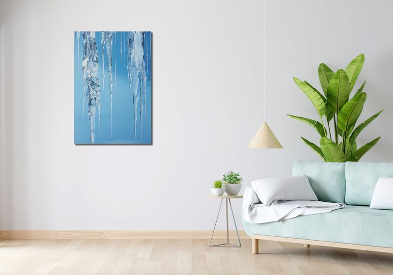 Obraz 60x90cm Kryształowe Sople zdjęcie 2