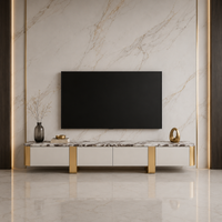 Komoda RTV biała szafka pod telewizor Sofia 200x40x36