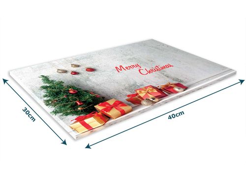 SZKLANA DESKA KUCHENNA 40x30cm - 521b choinka na Arena.pl