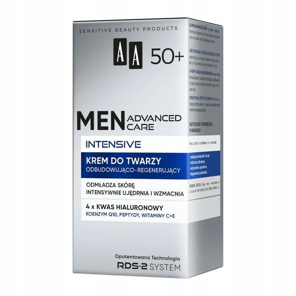 AA MEN ADVANCED CARE INTENSIVE 50+ krem do twarzy zdjęcie 3