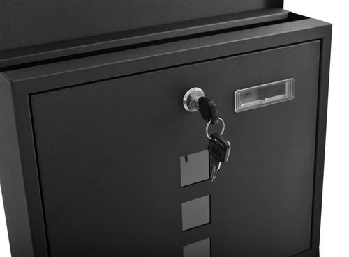 SKRZYNKA NA LISTY GAZETY POCZTĘ OGORDZENIE DO DOMU POCZTOWA CZARNA na Arena.pl