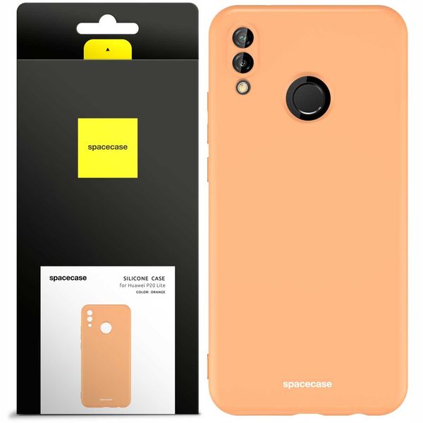 Spacecase Silicone Case Huawei P20 Lite Orange zdjęcie 1