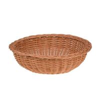 Okrągła taca wiklinowa na pieczywo Ø25 H8 cm