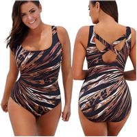 STRÓJ KĄPIELOWY JEDNOCZĘŚCIOWY MODELUJĄCY DAMSKI KOSTIUM WYSZCZUPLAJĄCY L