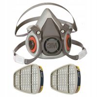 3M 6200 / 6300 MASKA PÓŁMASKA LAKIERNICZA Z FILTRAMI ABE1 6057