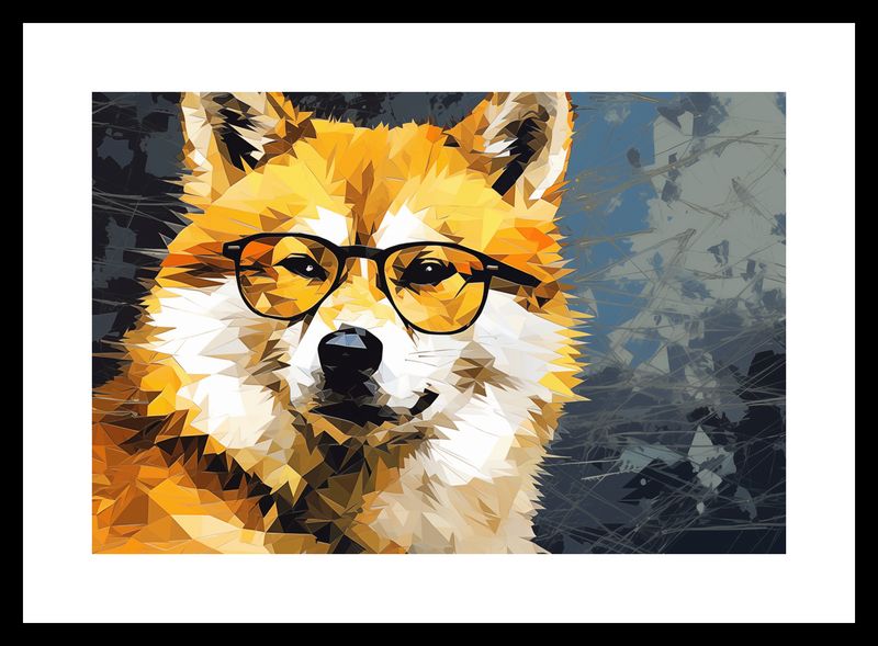 Plakat 30x20cm Intelektualny Psiak zdjęcie 3