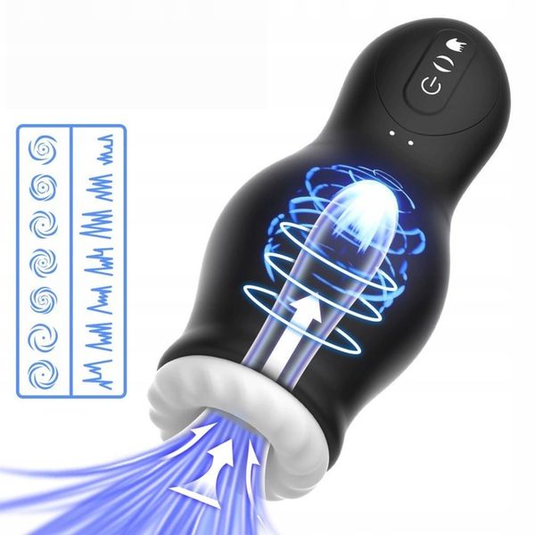 AUTOMATYCZNY MASTURBATOR MĘSKI SSĄCO WIBRUJĄCY DLA MĘŻCZYZN POSUWISTY FILKU zdjęcie 4