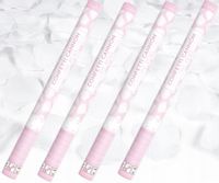 Tuba Strzelająca Wystrzałowa Konfetti Płatki Róż Białe Ślub Wesele 60cm