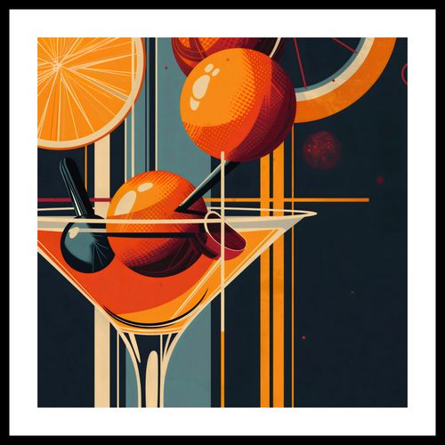 Plakat 60x60cm Koktajl w Stylu na Arena.pl