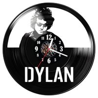 Zegar ścienny z płyty winylowej Bob Dylan 684.14