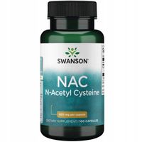 Swanson - NAC N-Acetyl Cysteine 600mg - 100 kapsułek