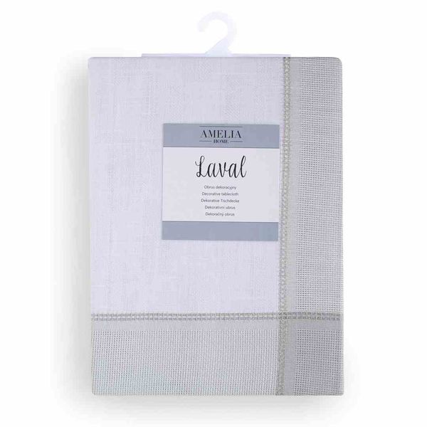 TCLOTH/AH/LAVAL/WHITE+BLUE/30X160 zdjęcie 3