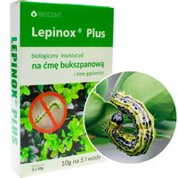 LEPINOX PLUS ŚRODEK NA ĆMĘ BUKSZPANOWĄ I GĄSIENICE 30G (3x10) 15L