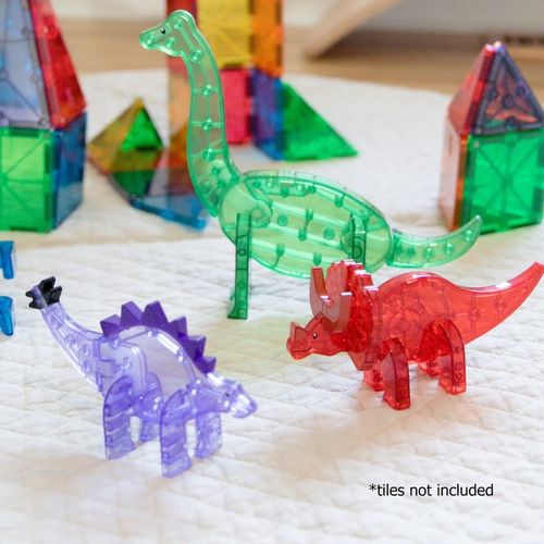MAGNA TILES Zestaw Dino Klocki Magnetyczne Dinozaury 5 elementów na Arena.pl