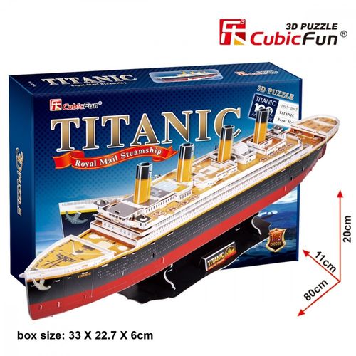 Cubicfun Puzzle 3D Titanic Duży na Arena.pl