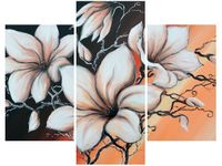 OBRAZ MAGNOLIA SUNSET KWIATY ZACHÓD SŁOŃCA