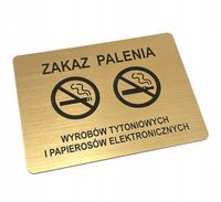 Tabliczka zakazu palenia ! Grawer Zakaz palenia !