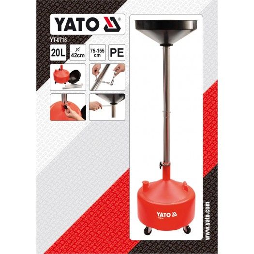 zlewarka do oleju 20l - yt-0718 zdjęcie 2
