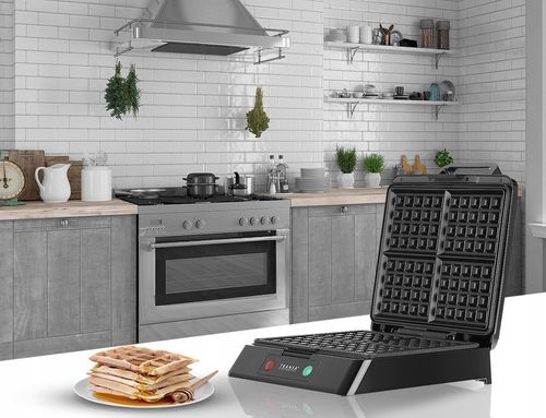 GOFROWNICA na 4 chrupiące GOFRY SZYBKIE NAGRZEWANIE MOCNA 1500W na Arena.pl