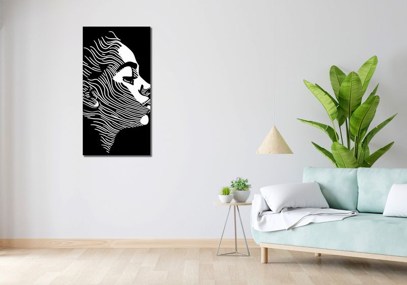 Obraz 50x100cm Linie Wyrazu zdjęcie 2