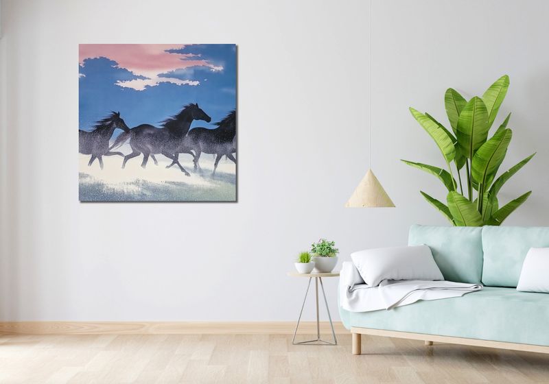 Obraz 90x90cm Wolność i Swoboda zdjęcie 2