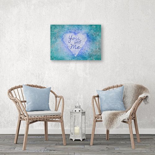 Obraz na płótnie – Canvas, Serce i napis 60x40 na Arena.pl