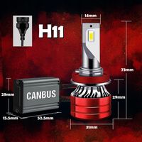 ŻARÓWKI H11 LED XSTORM 120W 22000LM MOCNE CANBUS