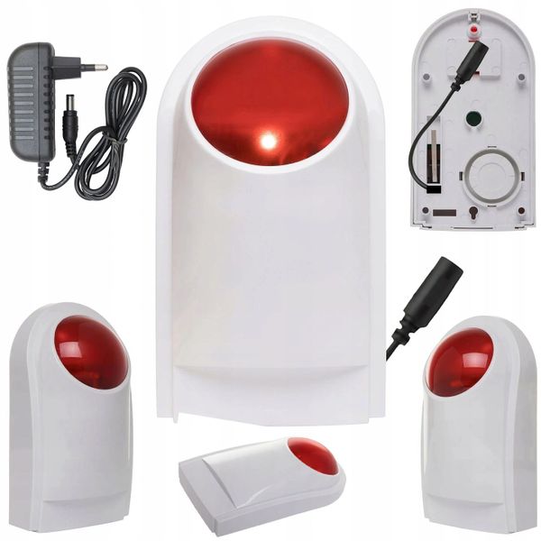 BEZPRZEWODOWY ALARM LCD GSM APP SYRENY WIFI TUYA zdjęcie 15