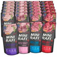 Karma Dolina Noteci RAFI mini MIX wszystkich SMAKÓW 40x150g