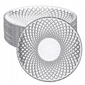 Talerzyki szklane 15,5cm talerze deserowe zestaw 12szt Altom Design Solaris