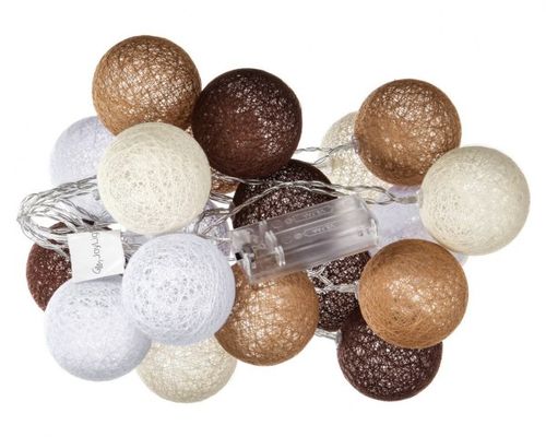 Lampki kule 20 LED cotton balls na Arena.pl