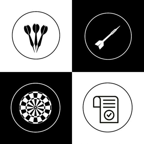 ZESTAW 12 RZUTEK DO TARCZY ELEKTRONICZNEJ LOTKI DO GRY ZD02 na Arena.pl