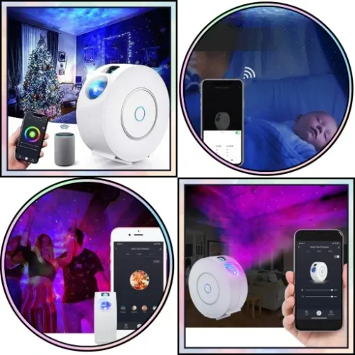 SMART Projektor Lampka Nocna LED Rzutnik GWIAZD na Arena.pl