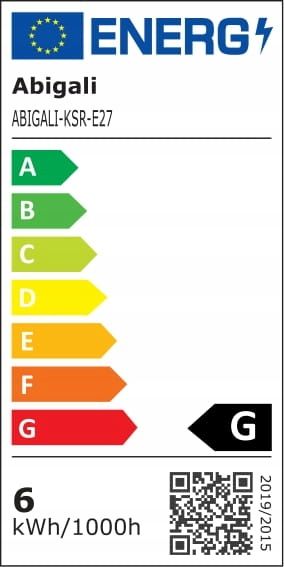 Długa żarówka designerska LED Abigali Retro 6W E27 zdjęcie 2