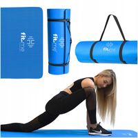 MATA DO ĆWICZEŃ JOGA FITNESS MIĘKKA GRUBA 1 CM NBR KARIMATA DUŻA FIT.ME