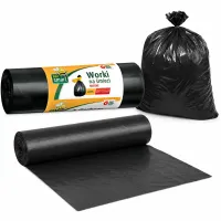 worki na śmieci paclan bee smart czarne 120l 10szt