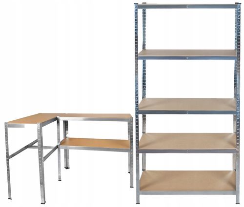 regał magazynowy 180x90x40 cm - 5 półek na Arena.pl
