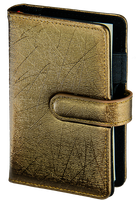 notes notatnik brązowy a6 gładki z wymiennym wkładem 200 stron drops