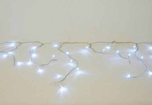Świąteczny świetlny deszcz - 5 m, 144 LED, zimna biel na Arena.pl