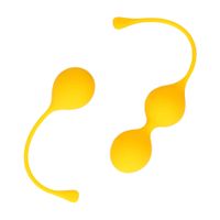 kulki kegla silikonowe loveline carambola żółte