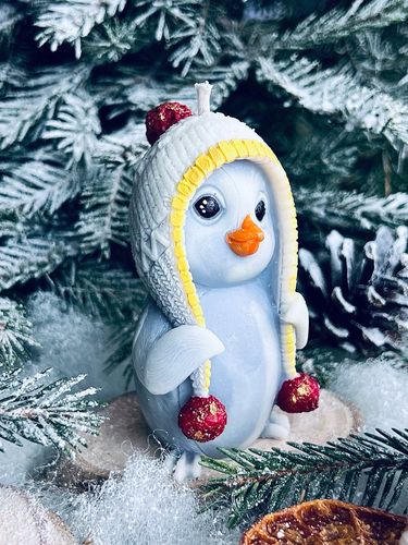 ŚWIECA Z WOSKU PSZCZELEGO PINGWIN 1 SZT na Arena.pl