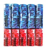 Mix Kolorów Dym Niebieski oraz Czerwony do zdjęć scenę świeca dymna 10 szt