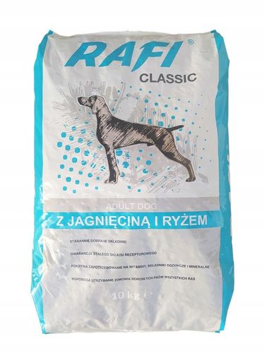RAFI CLASSIC SUCHA KARMA DLA PSA JAGNIĘCINA 10KG na Arena.pl