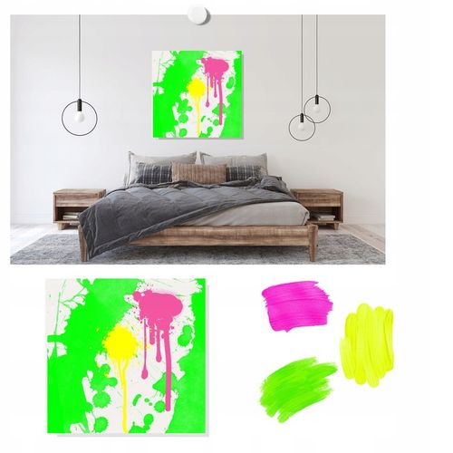 Farby Akrylowe NEONOWE Zestaw Farb Akrylowych Neonowych Farba NEO 8sztx21ml na Arena.pl