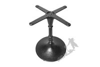 NOGA STOŁU E11 - NISKA Z KRZYŻAKIEM KAPELUSZ ŻELIWNA PODSTAWA