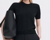 Top FLIPPA K Glossy Knit Top S