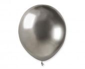balony gemar 5" shiny srebrne 100szt. ab50/89