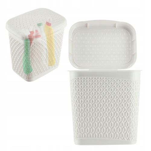 KADAX Pojemnik Na Proszek Do Prania 6L Detergenty Pudełko Biały na Arena.pl