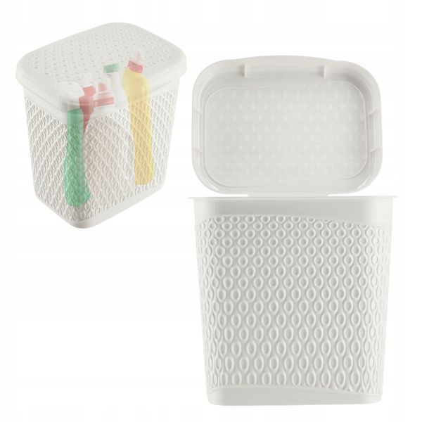 KADAX Pojemnik Na Proszek Do Prania 6L Detergenty Pudełko Biały zdjęcie 1