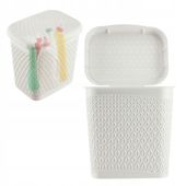 KADAX Pojemnik Na Proszek Do Prania 6L Detergenty Pudełko Biały